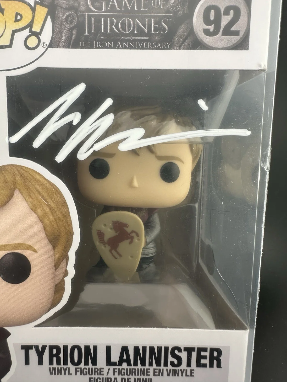 Peter Dinklage Signed Tyrion Lannister Funko Pop #92 BAS Beckett COA Autograph, image 2