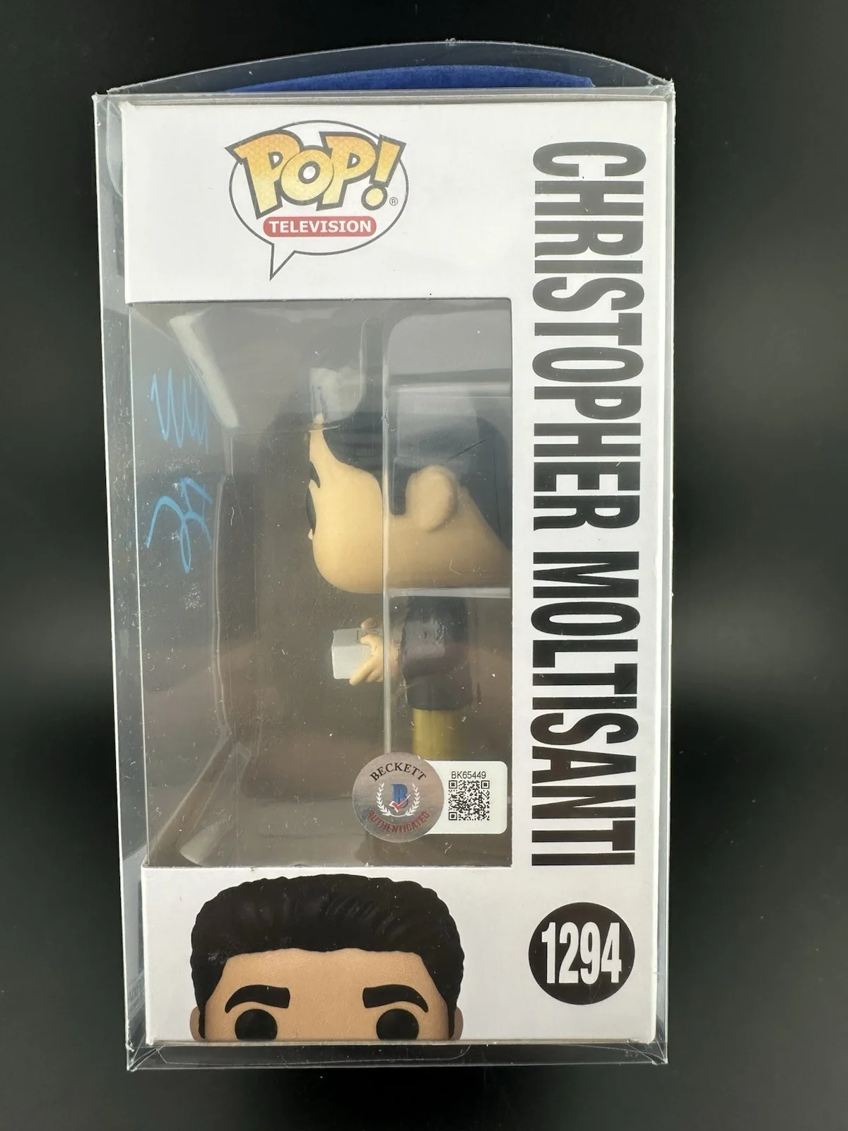 Michael Imperioli — Michael Imperioli Signed Christopher Moltisanti Sopranos Funko Pop Blue JSA, image 5