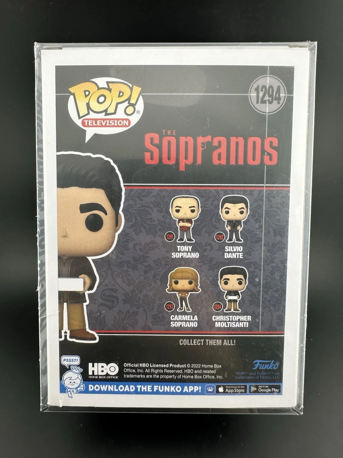 Michael Imperioli — Michael Imperioli Signed Christopher Moltisanti Sopranos Funko Pop Blue JSA, image 5