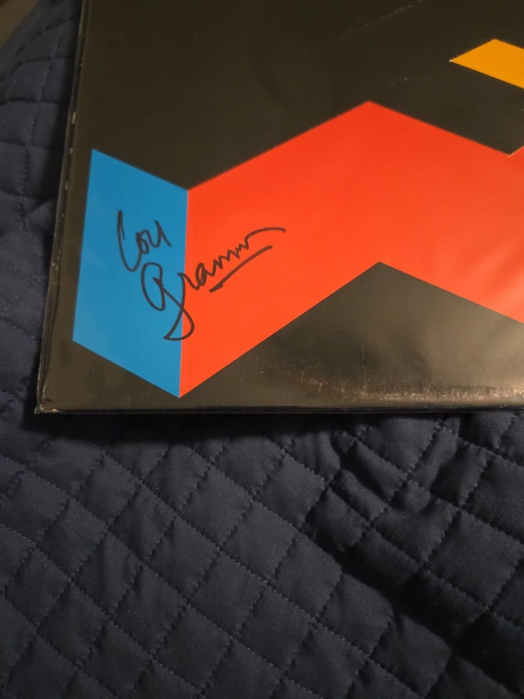 LOU GRAMM Signed FOREIGNER AGENT PRO Vinyl Record LP Album PSA DNA COA, изображение 2
