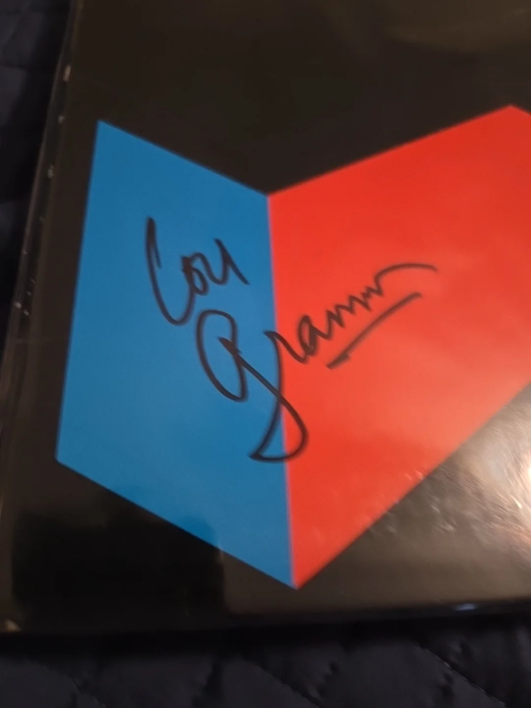 LOU GRAMM Signed FOREIGNER AGENT PRO Vinyl Record LP Album PSA DNA COA, изображение 3
