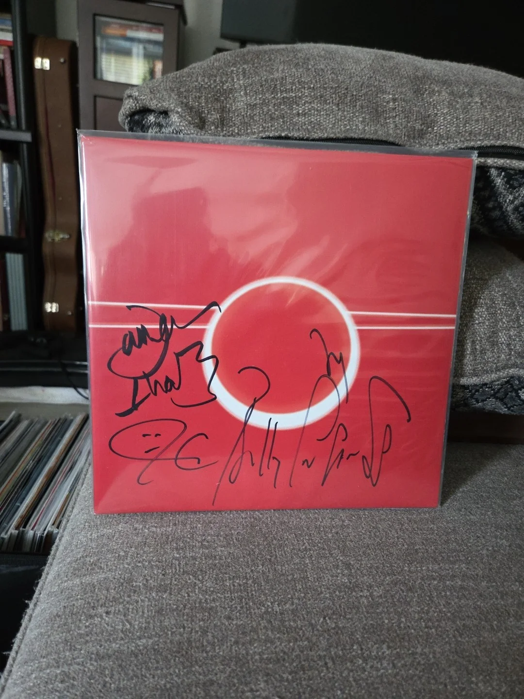 SMASHING PUMPKINS SIGNED AUTOGRAPH AGHORI MHORI MEI VINYL RECORD BILLY CORGAN +2, изображение 2