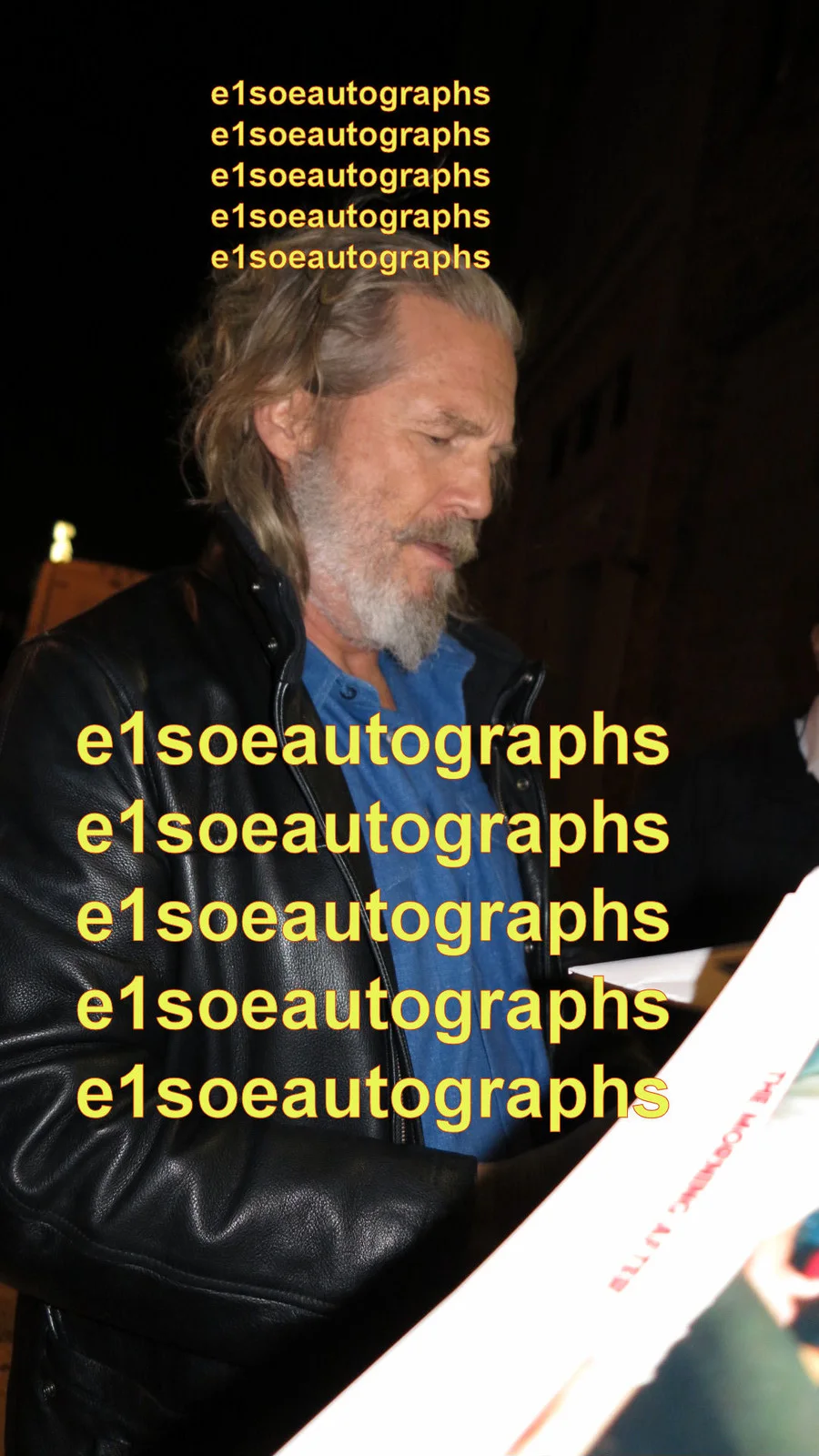 Jeff bridges — Jeff Bridges signed 8x10 photo. Proof. Big Lebowski, Crazy Heart, image 3