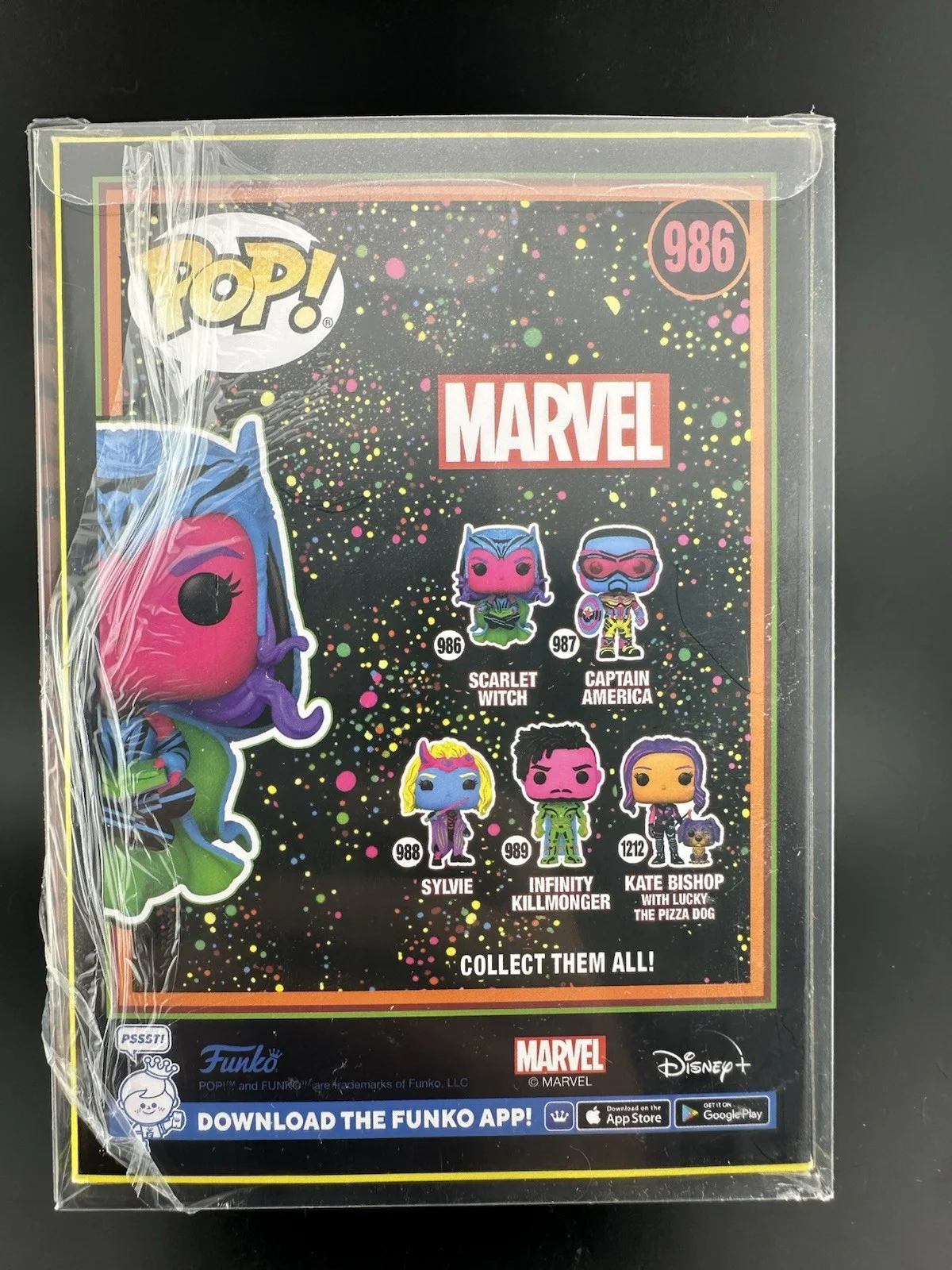 Elizabeth Olsen — Elizabeth Olsen Signed Wandavision Scarlet Witch Funko Pop 986 Beckett Witness, изображение 5