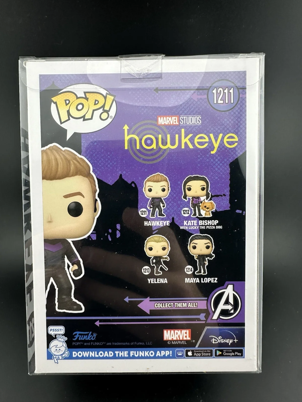 Jeremy Renner — Jeremy Renner Signed Hawkeye Avengers Funko Pop 1211 BAS Beckett Witnessed, изображение 5