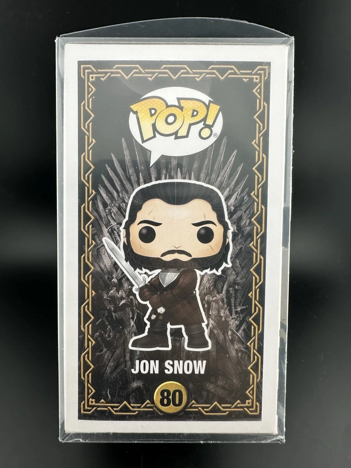 Kit Harington — Kit Harington Signed GOT Jon Snow Funko Pop #80 Beckett Witnessed, image 5
