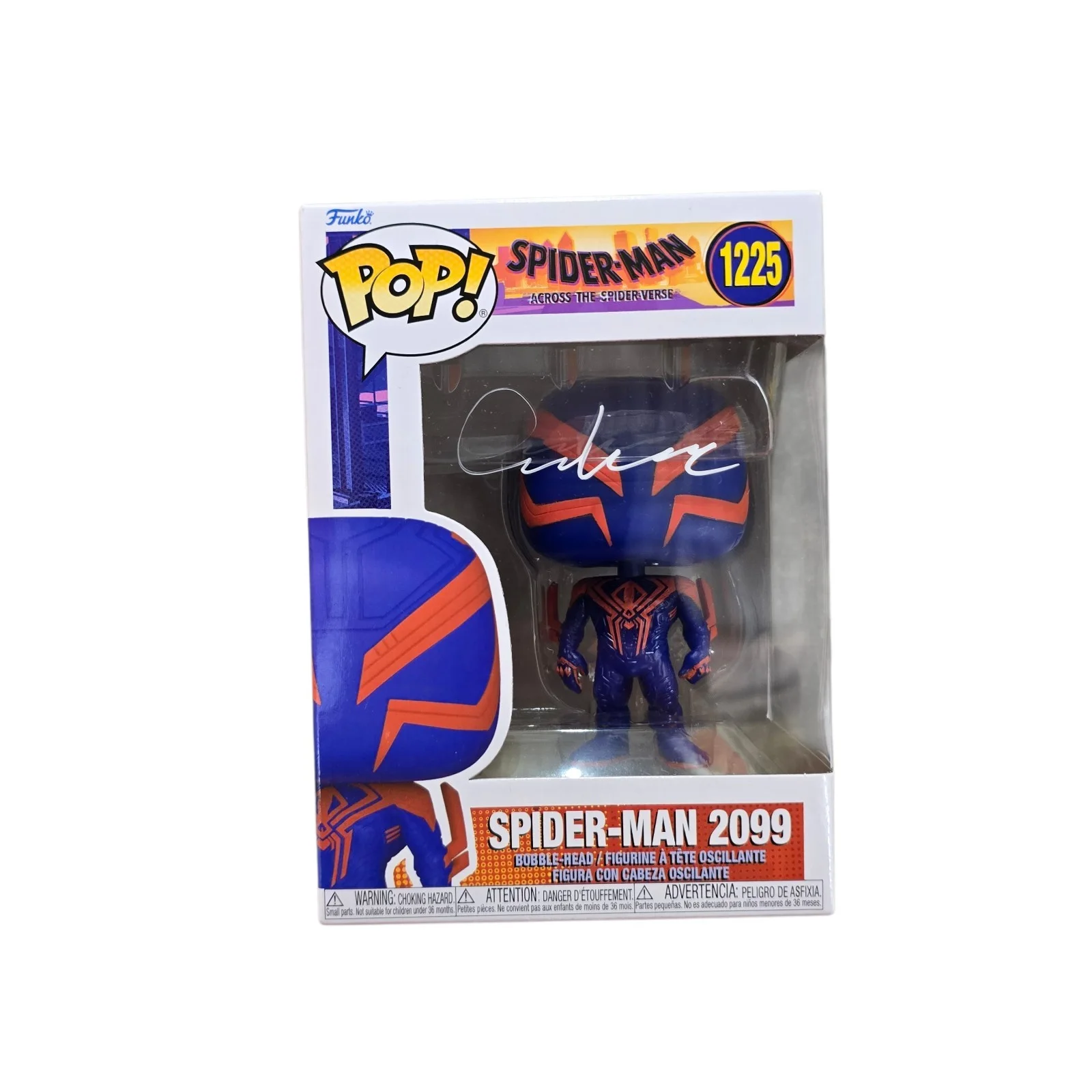 Oscar Isaac — Oscar Isaac Signed Spiderman 2099 Funko 1225 Across The Spiderverse SWAU COA