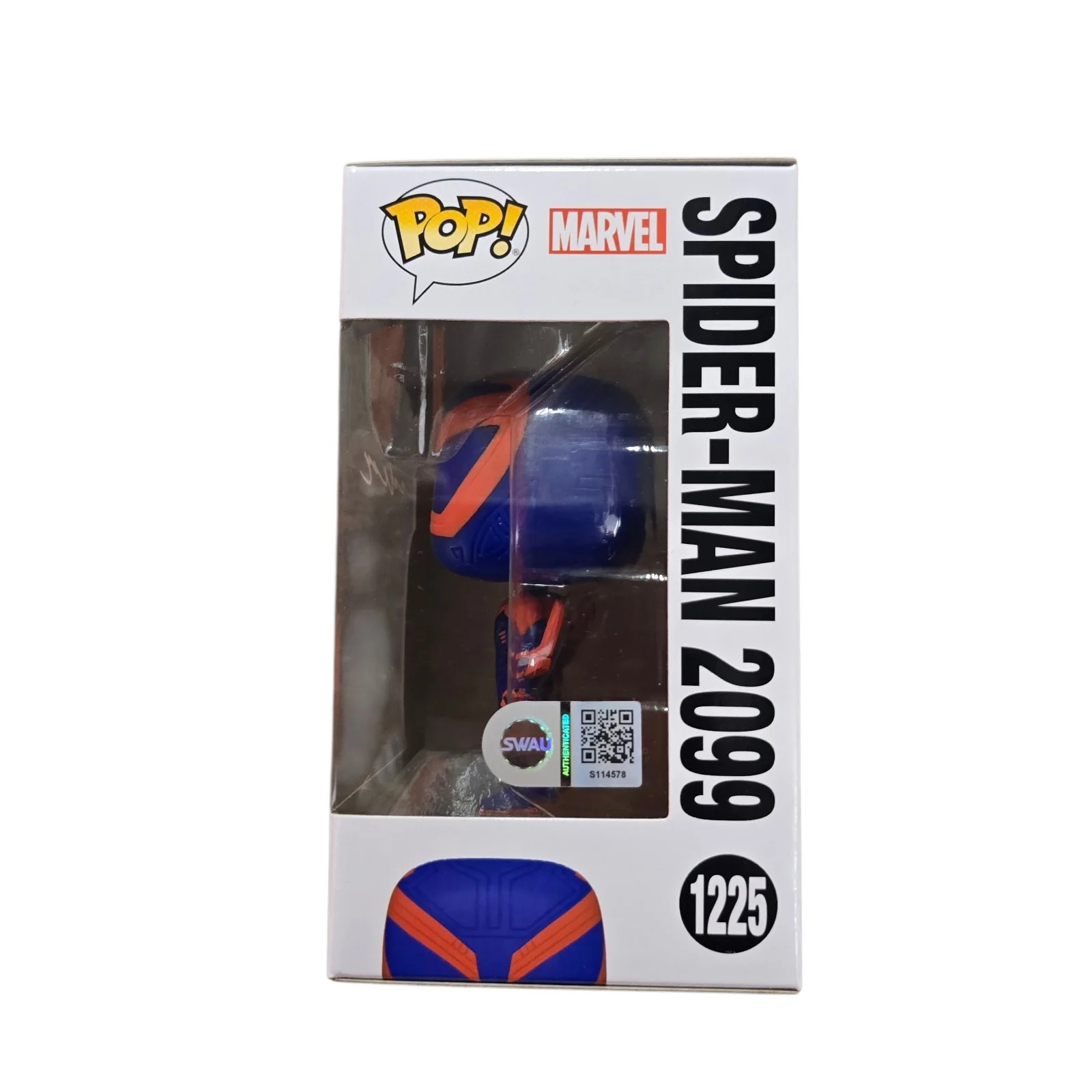 Oscar Isaac — Oscar Isaac Signed Spiderman 2099 Funko 1225 Across The Spiderverse SWAU COA, изображение 2