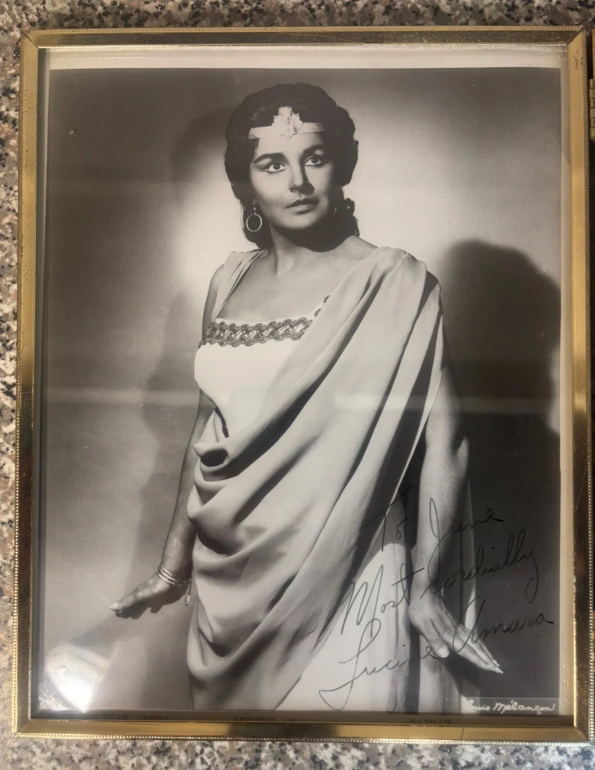 Lucine Amara Opera Ephemera Collection Hand Written Signed Letters Photos Record, image 3
