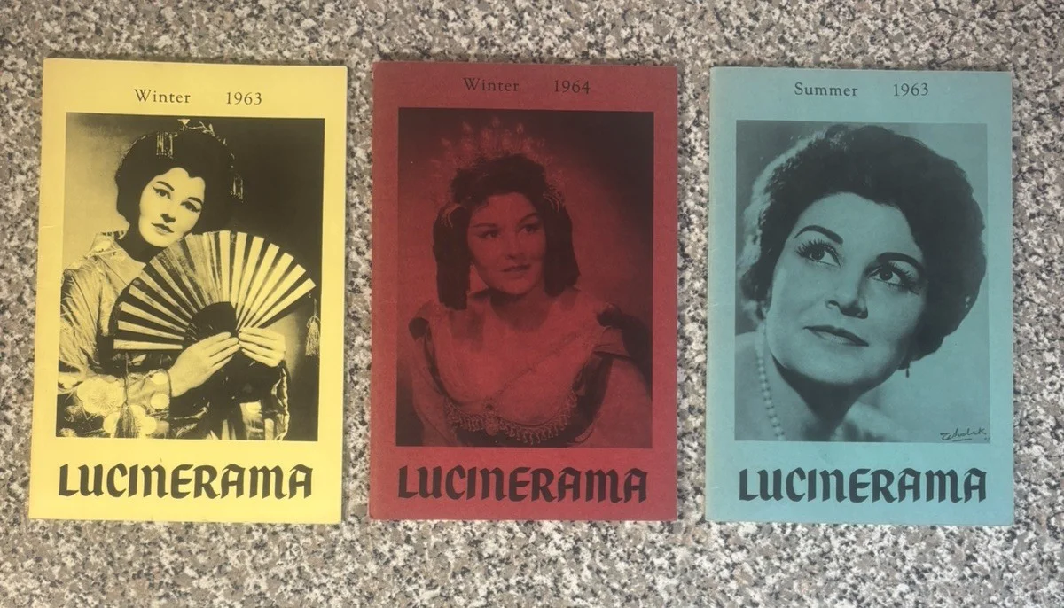 Lucine Amara Opera Ephemera Collection Hand Written Signed Letters Photos Record, image 5