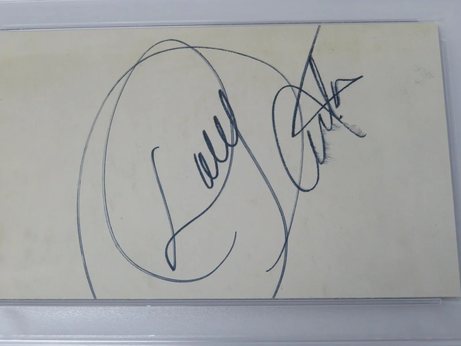 DOLLY PARTON Signed Autograph 3x5 Index Card Cut Page Slab PSA JSA, image 4