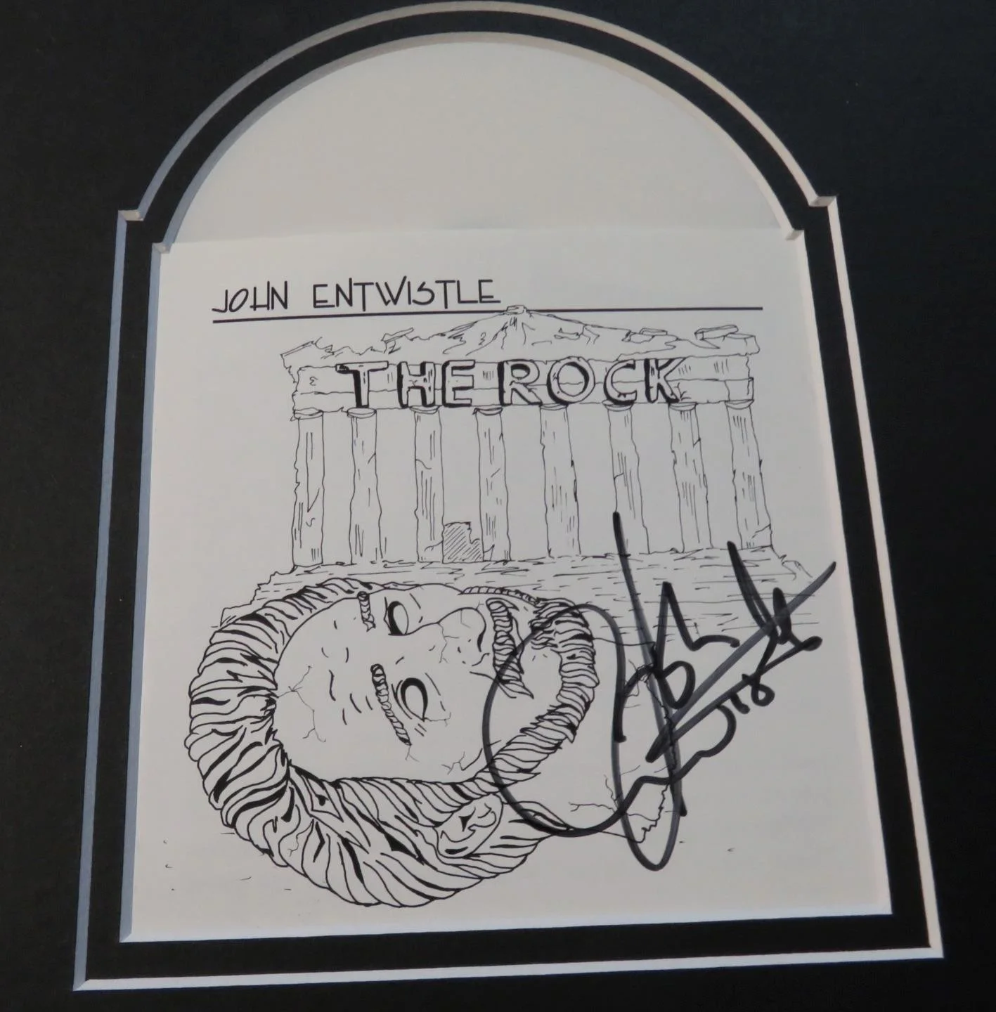 John Entwistle THE WHO Signed Autograph Auto "The Rock" CD Photo Display JSA, изображение 5