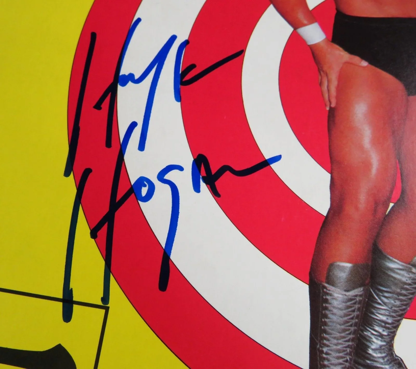 Hulk Hogan WWF WWE Signed Autograph Auto "Hulk Hogan S/T" Album Vinyl LP JSA, изображение 2