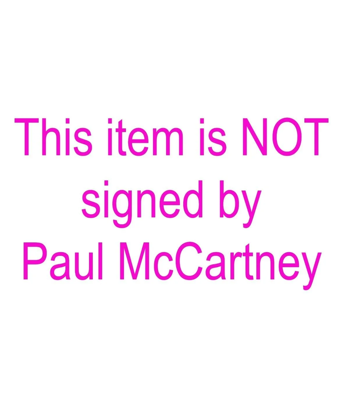 PAUL McCARTNEY & WINGS Signed Autograph Auto 8x10 Photo by 3 JSA, изображение 2