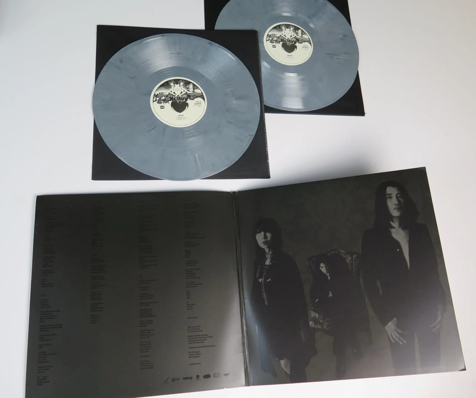 BORIS (Group Band) Signed Autograph Auto "Noise" Album Vinyl LP JSA, изображение 3