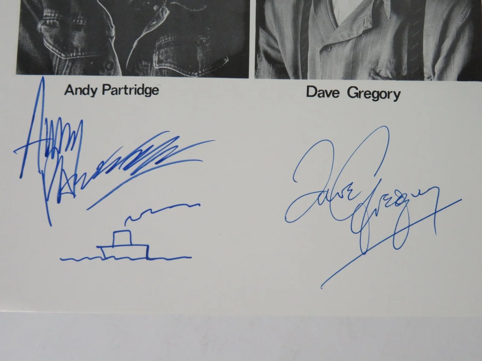 Andy Partridge XTC Signed Autograph Auto 8x10 Photo by All 3 JSA, image 2