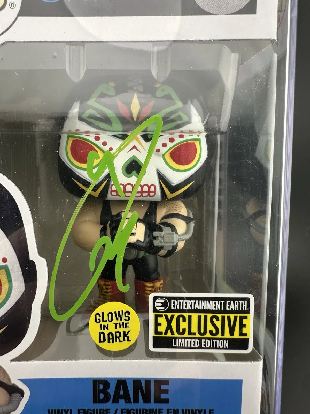Tom Hardy — Tom Hardy Signed Super Heroes Bane Funko Pop #412 Limited Edition Celebrity Auth, изображение 2