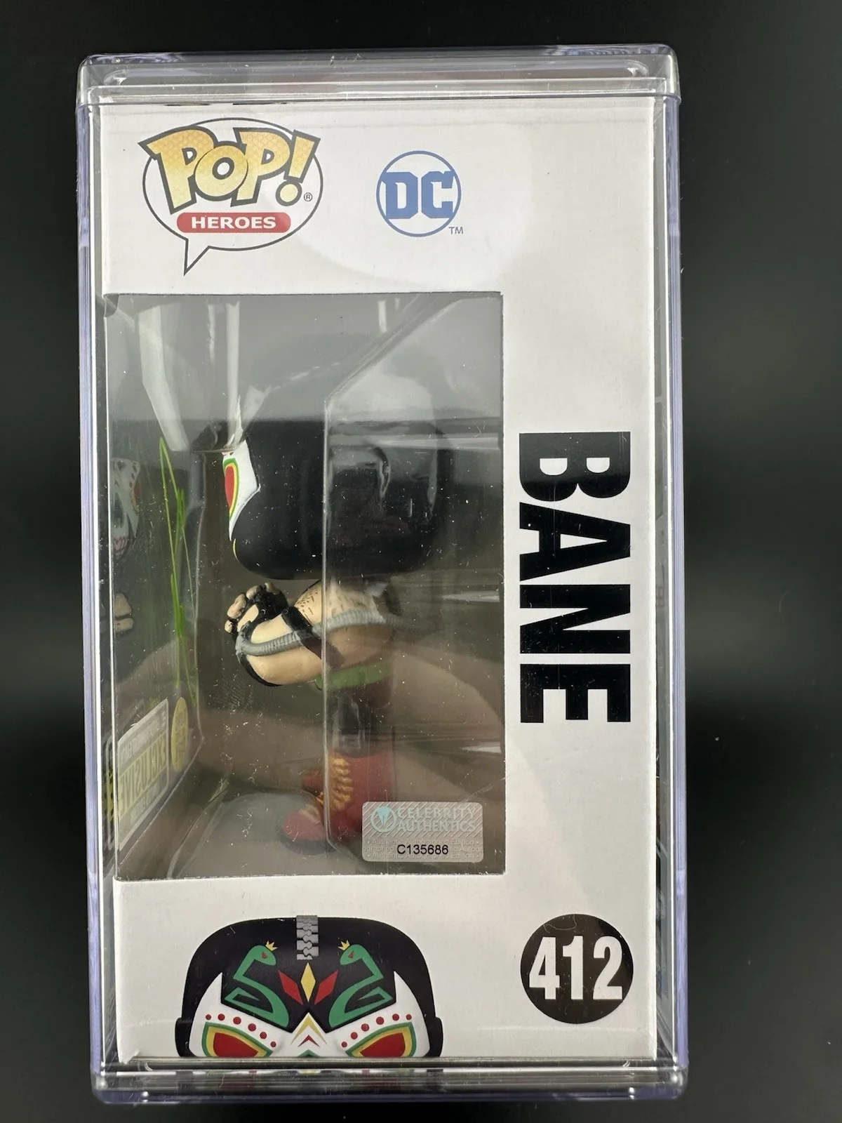 Tom Hardy — Tom Hardy Signed Super Heroes Bane Funko Pop #412 Limited Edition Celebrity Auth, изображение 3