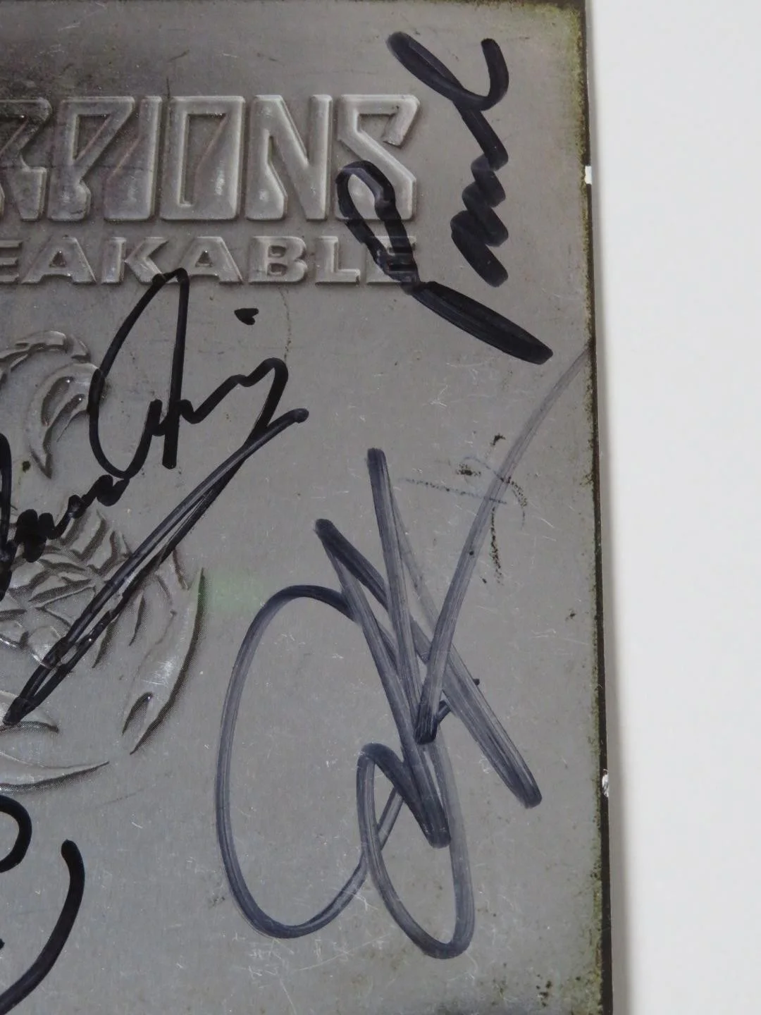 SCORPIONS Signed Autograph Auto "Unbreakable" CD by All 5 JSA, изображение 2
