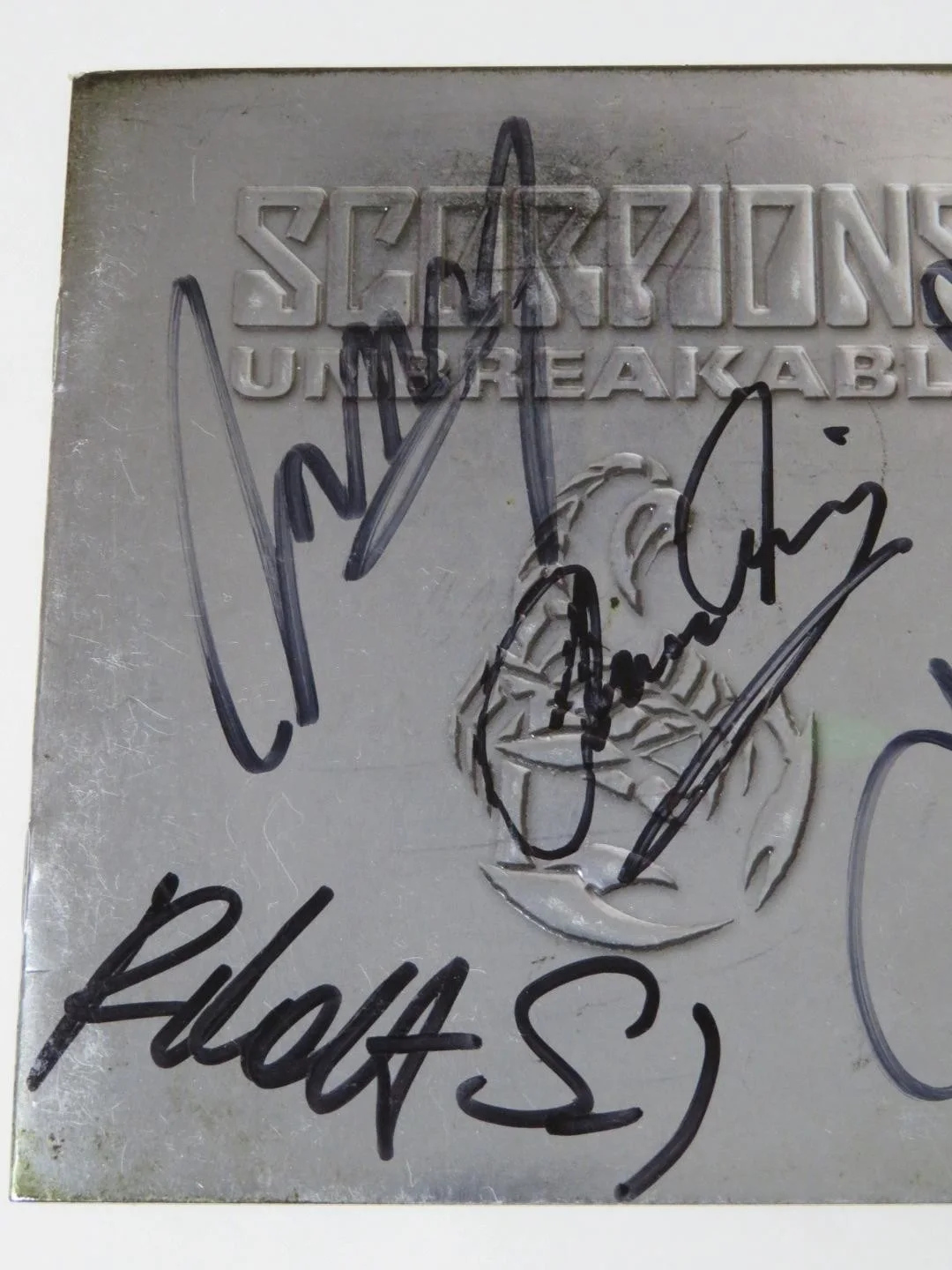SCORPIONS Signed Autograph Auto "Unbreakable" CD by All 5 JSA, изображение 3