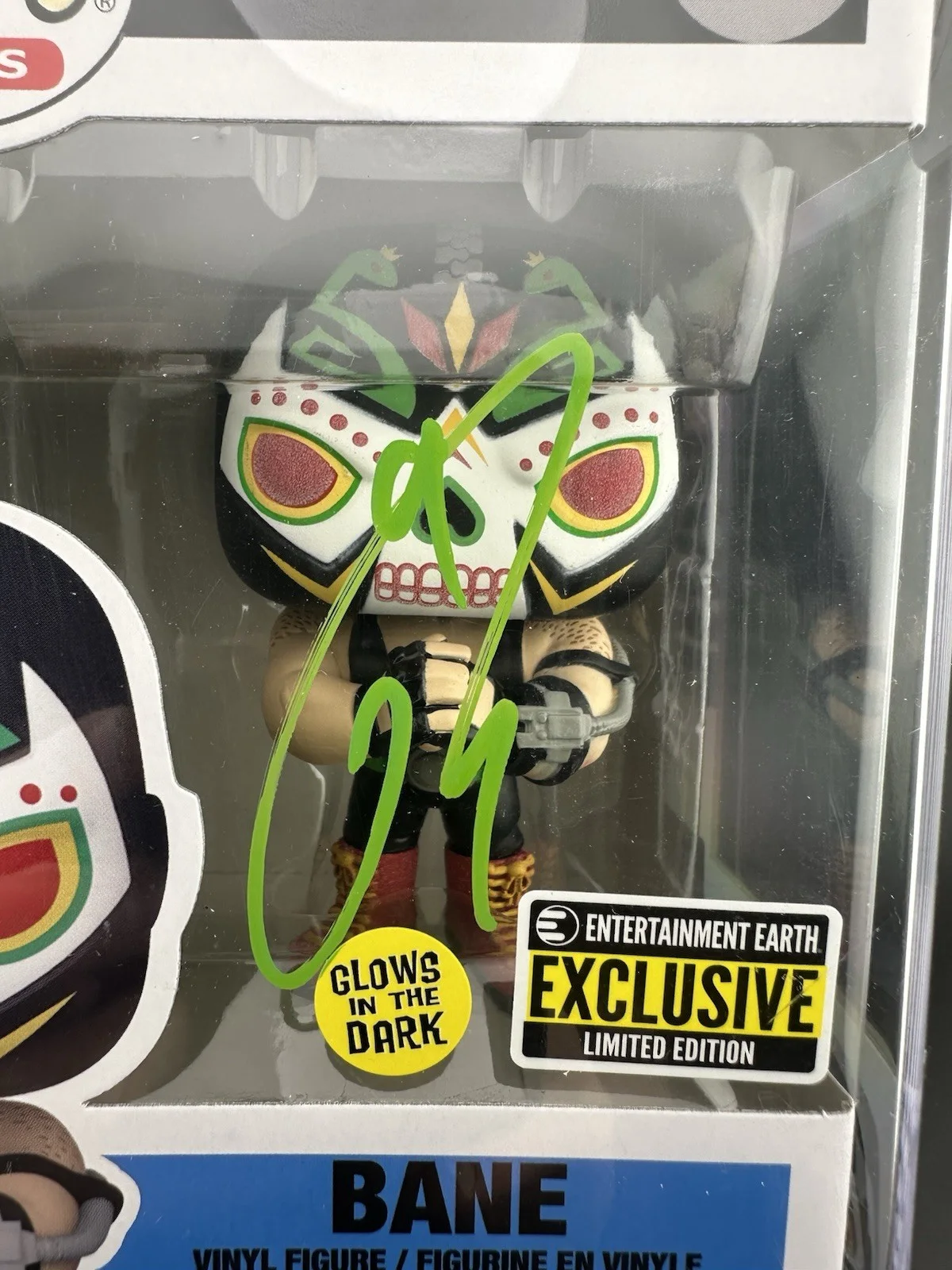 Tom Hardy — Tom Hardy Signed Super Heroes Bane Funko Pop #412 Limited Edition Celebrity Auth, изображение 2