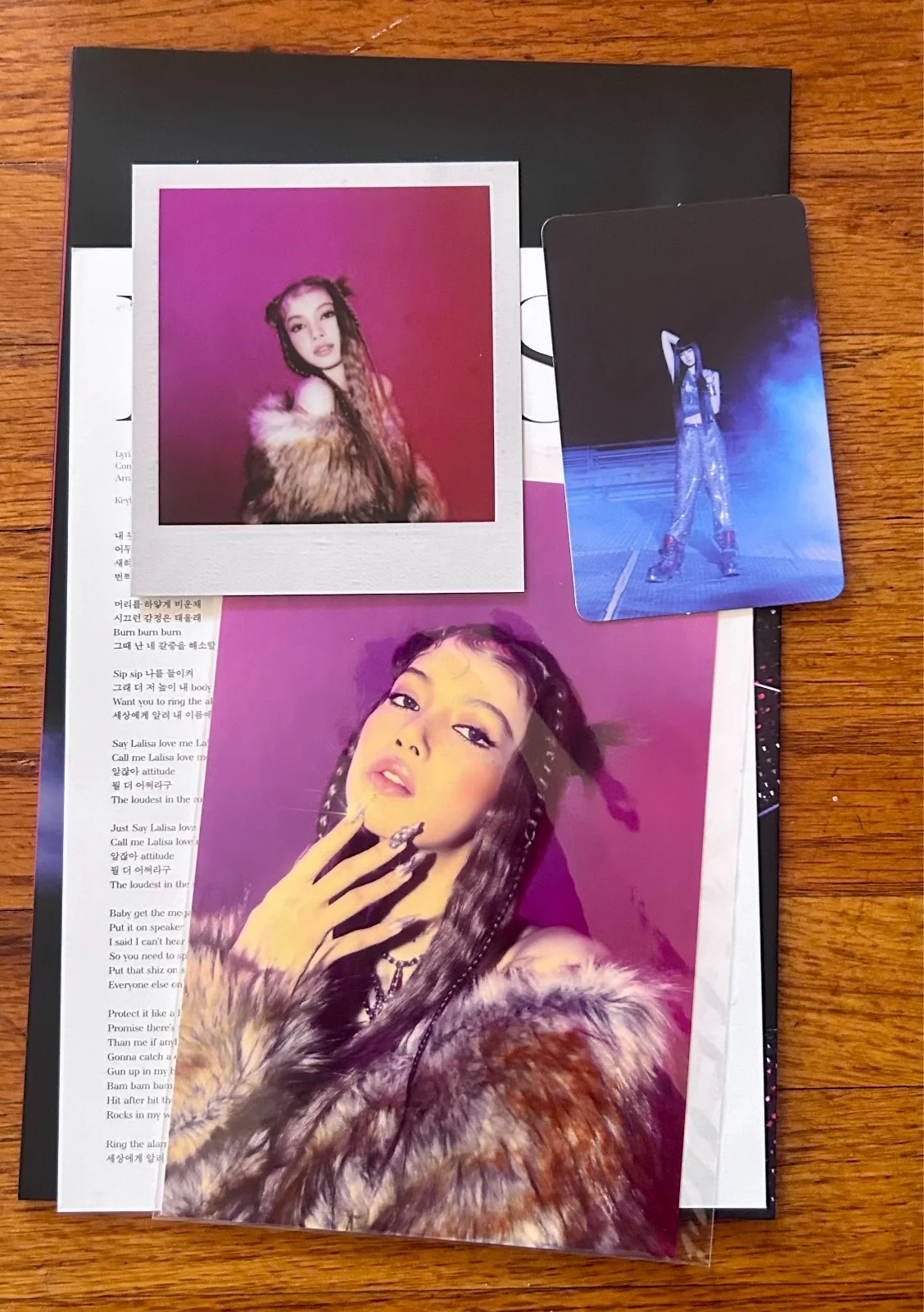 Blackpink Lisa Lalisa Single Promo L Signed Autographed 비매 (Bimae) Not For Sale, изображение 4