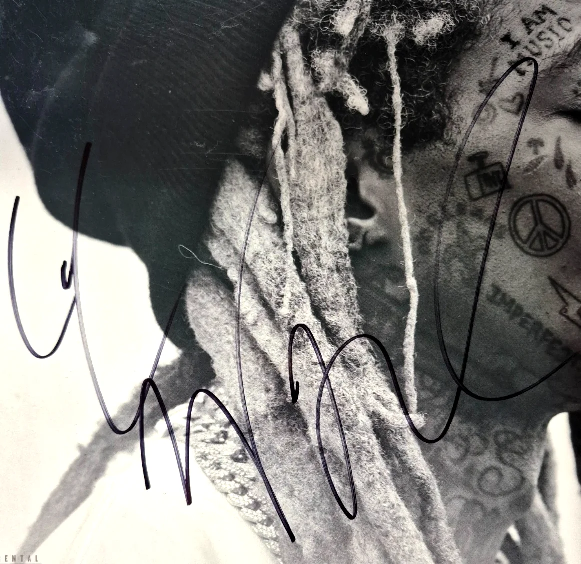LIL WAYNE SIGNED AUTOGRAPHED I AM MUSIC VINYL ALBUM RARE WEEZY DRAKE PSA COA 2, изображение 2