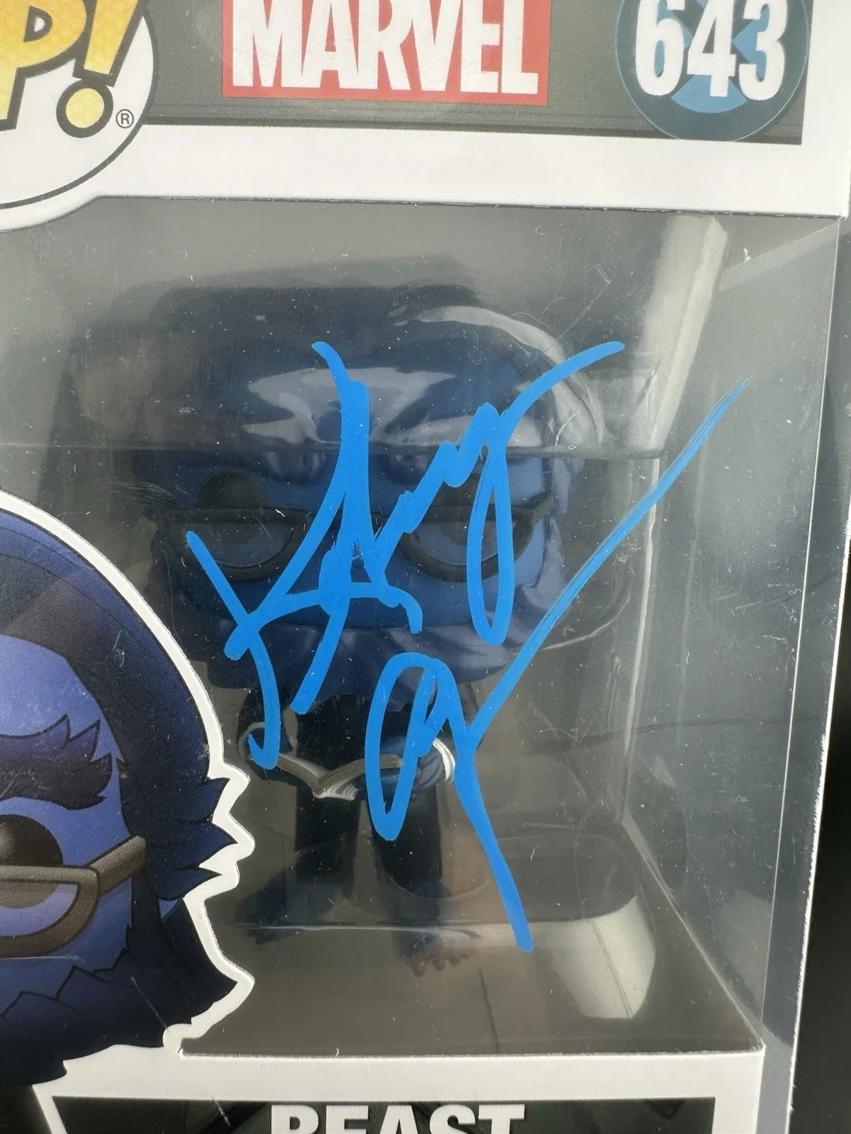 Kelsey Grammer — Kelsey Grammer Signed Autographed Vinyl Funko Pop 643 Marvel Beast BECKETT BAS, изображение 2