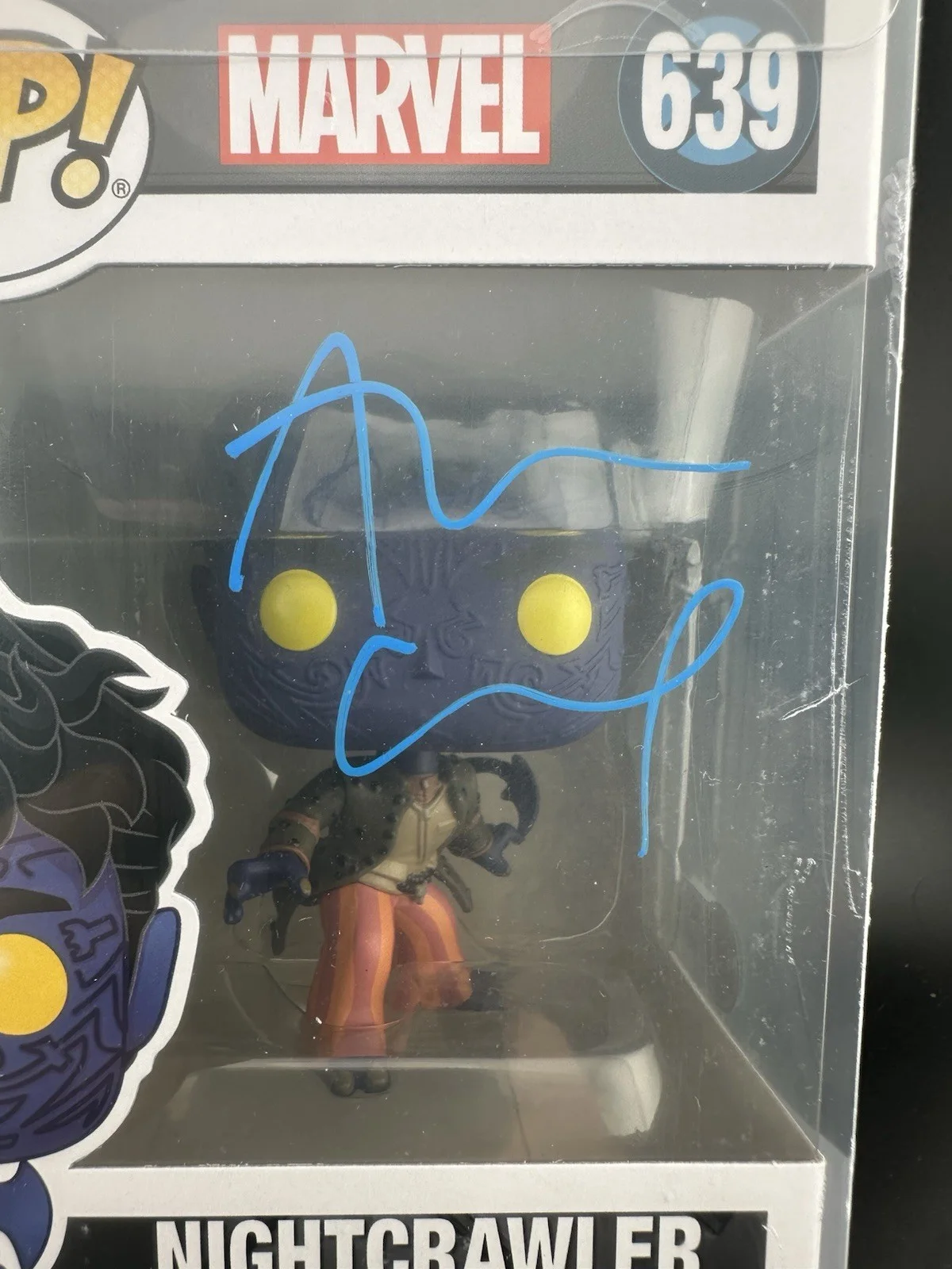 Alan Cumming X Men Night Crawler 639 Musical Signed Funko Pop Beckett BAS CERT, image 2