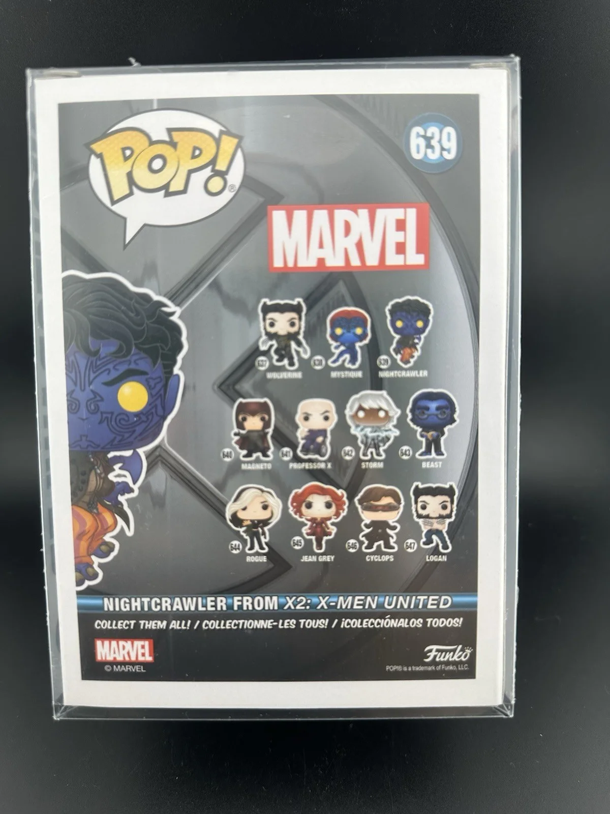Alan Cumming X Men Night Crawler 639 Musical Signed Funko Pop Beckett BAS CERT, image 5