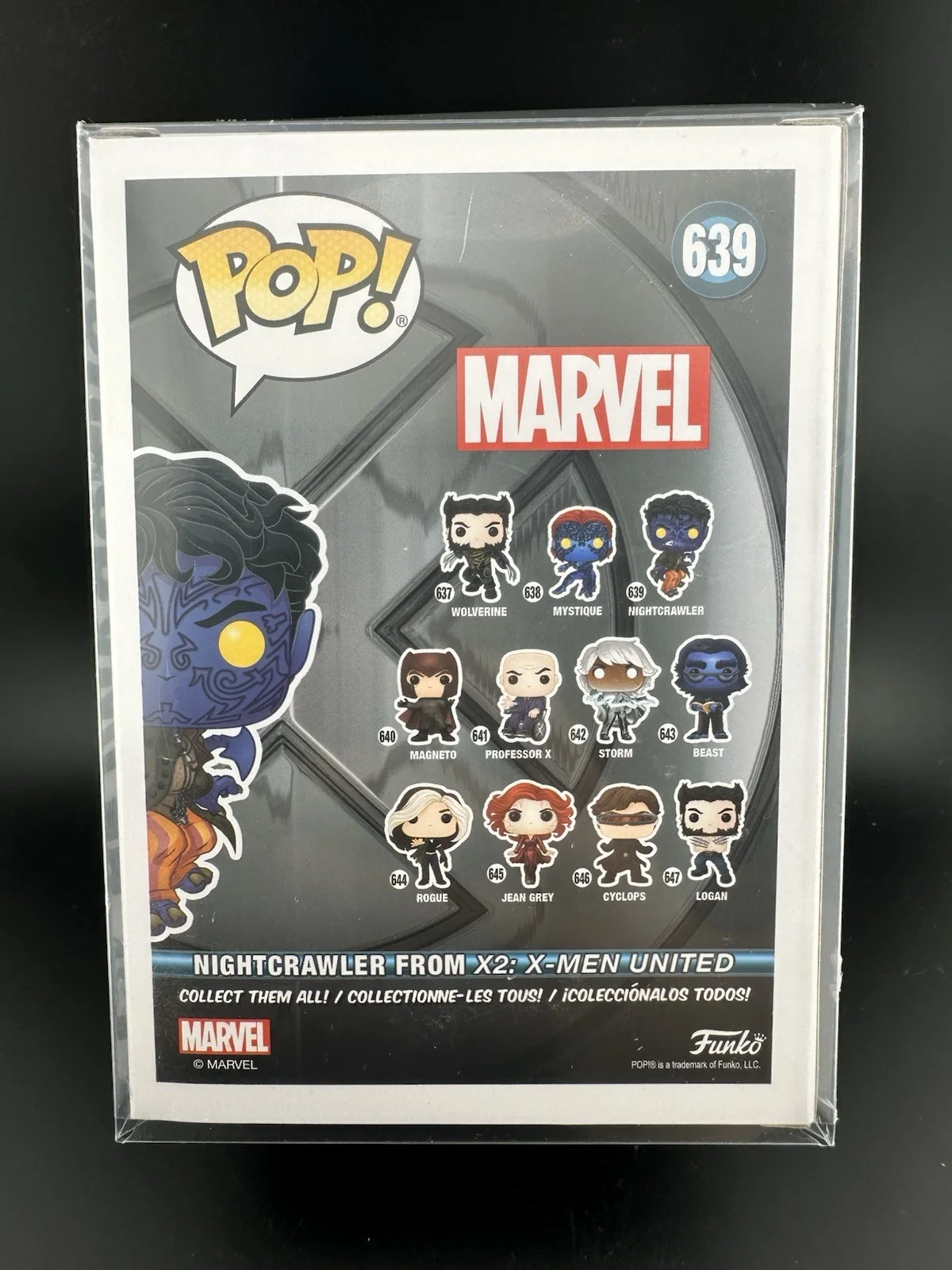 Alan Cumming X Men Night Crawler 639 Musical Signed Funko Pop Beckett BAS CERT, image 5