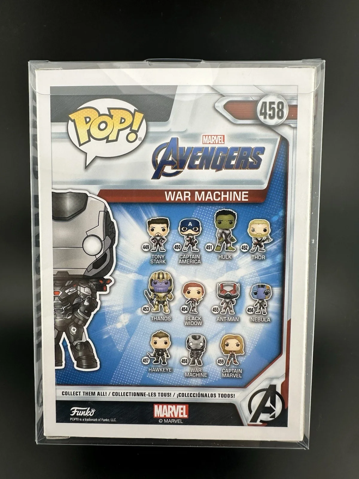 Don Cheadle Signed Inscribed War Machine Civil War Funko Pop 458 Exclusive JSA, изображение 5