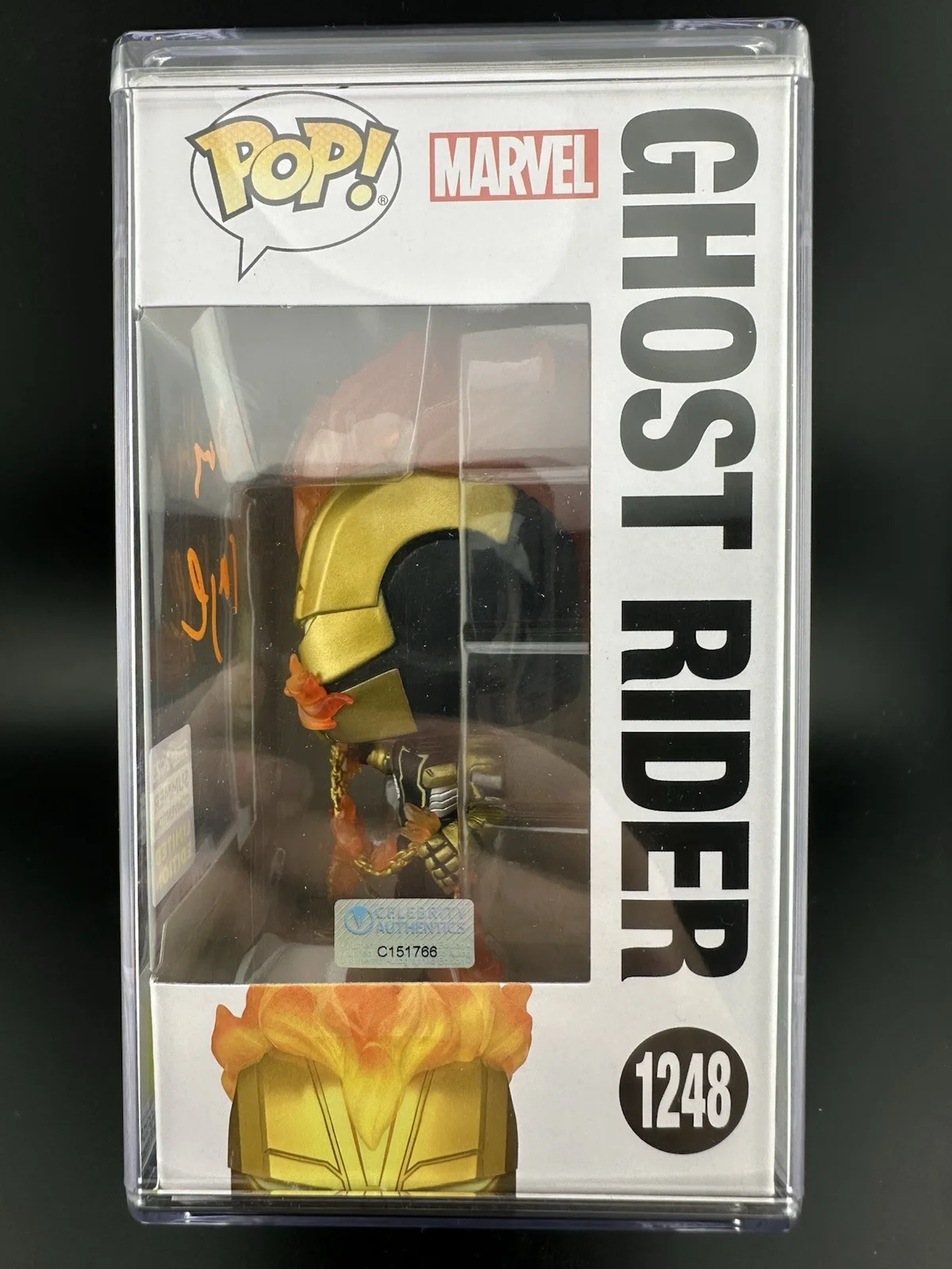 Nicolas Cage — Nicolas Cage Signed Ghost Rider Funko Pop #1248 Celebrity Authentics COA RARE, image 4