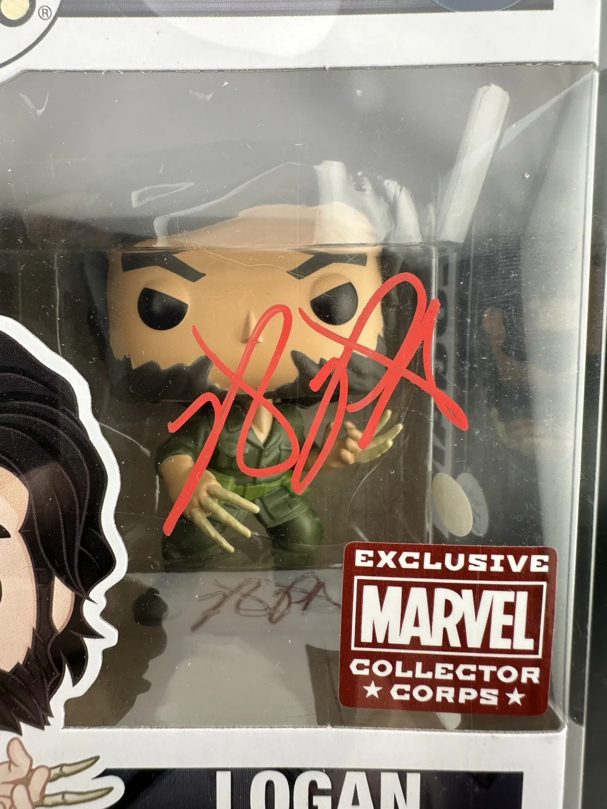 Robert Patrick Signed Logan Funko Pop Marvel X-men EXCLUSIVE EDITION #653 JSA, image 2