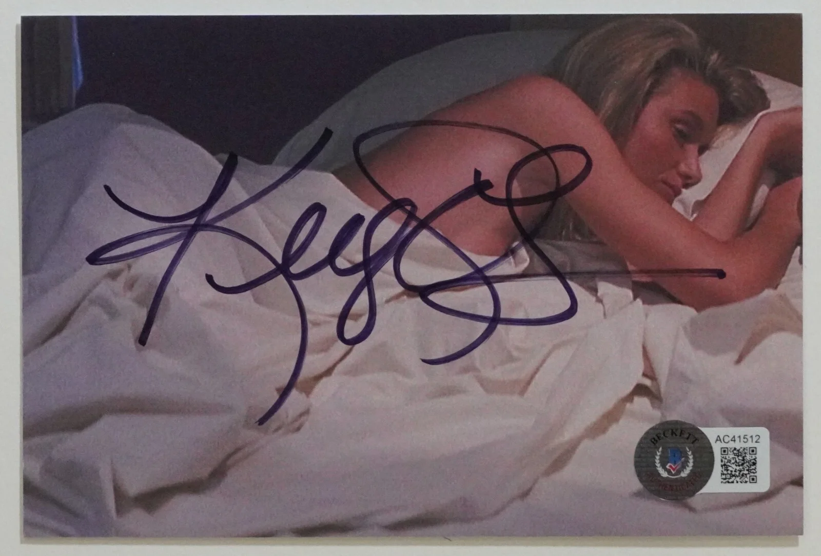 Kelly Lynch — Kelly Lynch Signed 4x6 Photo BAS COA Road House Cocktail Drugstore Cowboy Auto'd, изображение 3