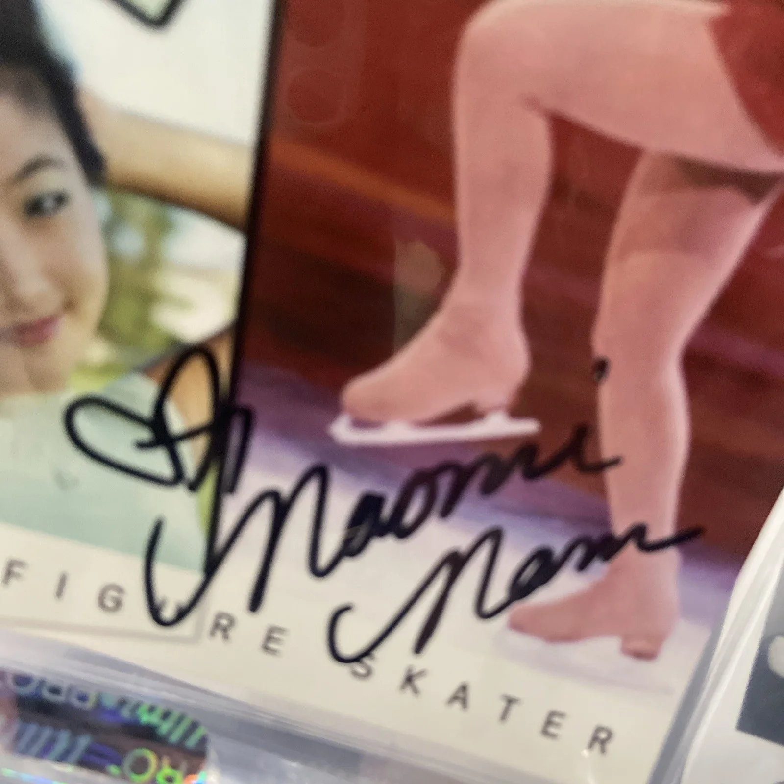 Naomi Nari Nan twice signed autographed 4x6 photograph USA figure skater, изображение 2