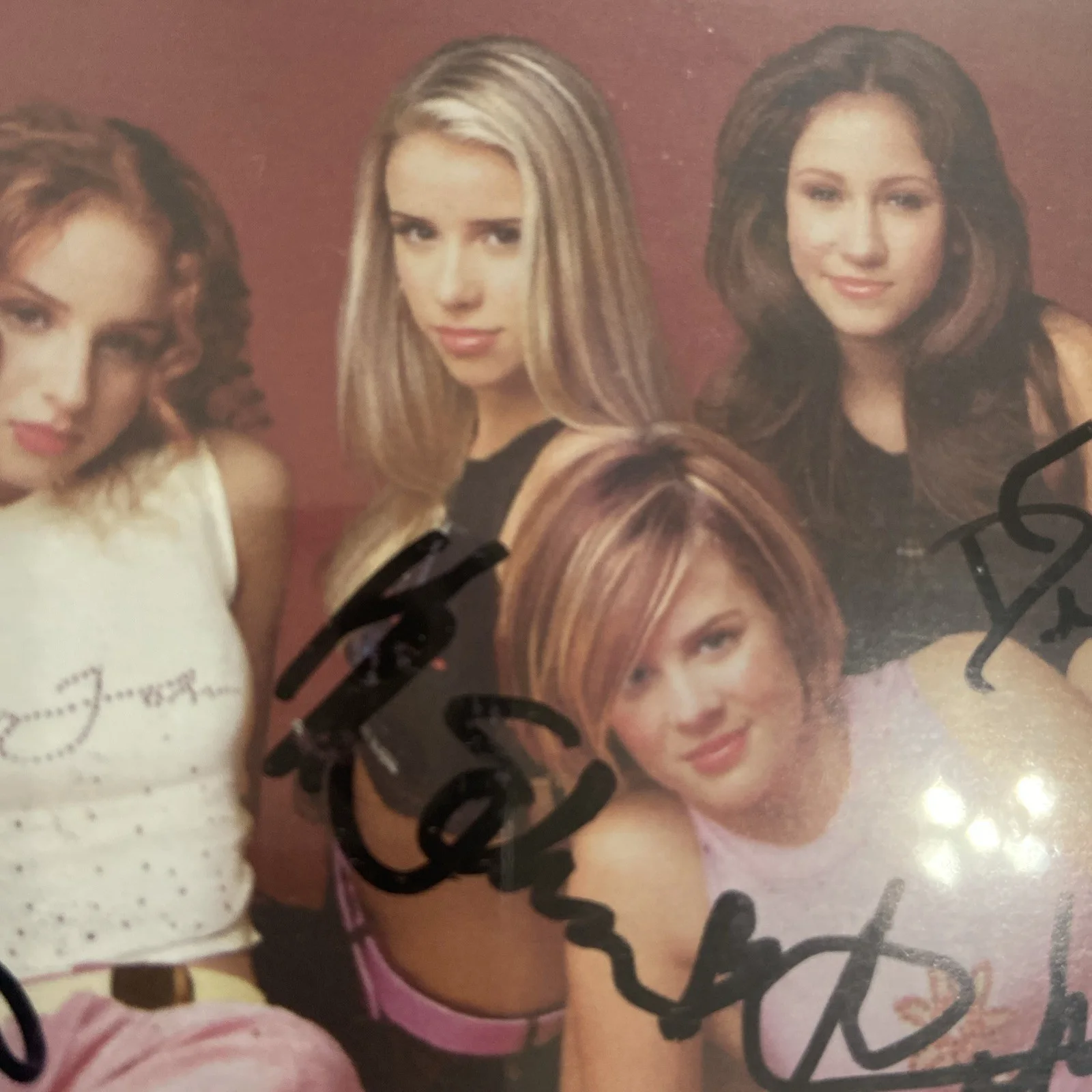 Dream Girl Pop Band 4x6 Signed Photo “Dream" Four Signatures- It was all a Dream, изображение 5
