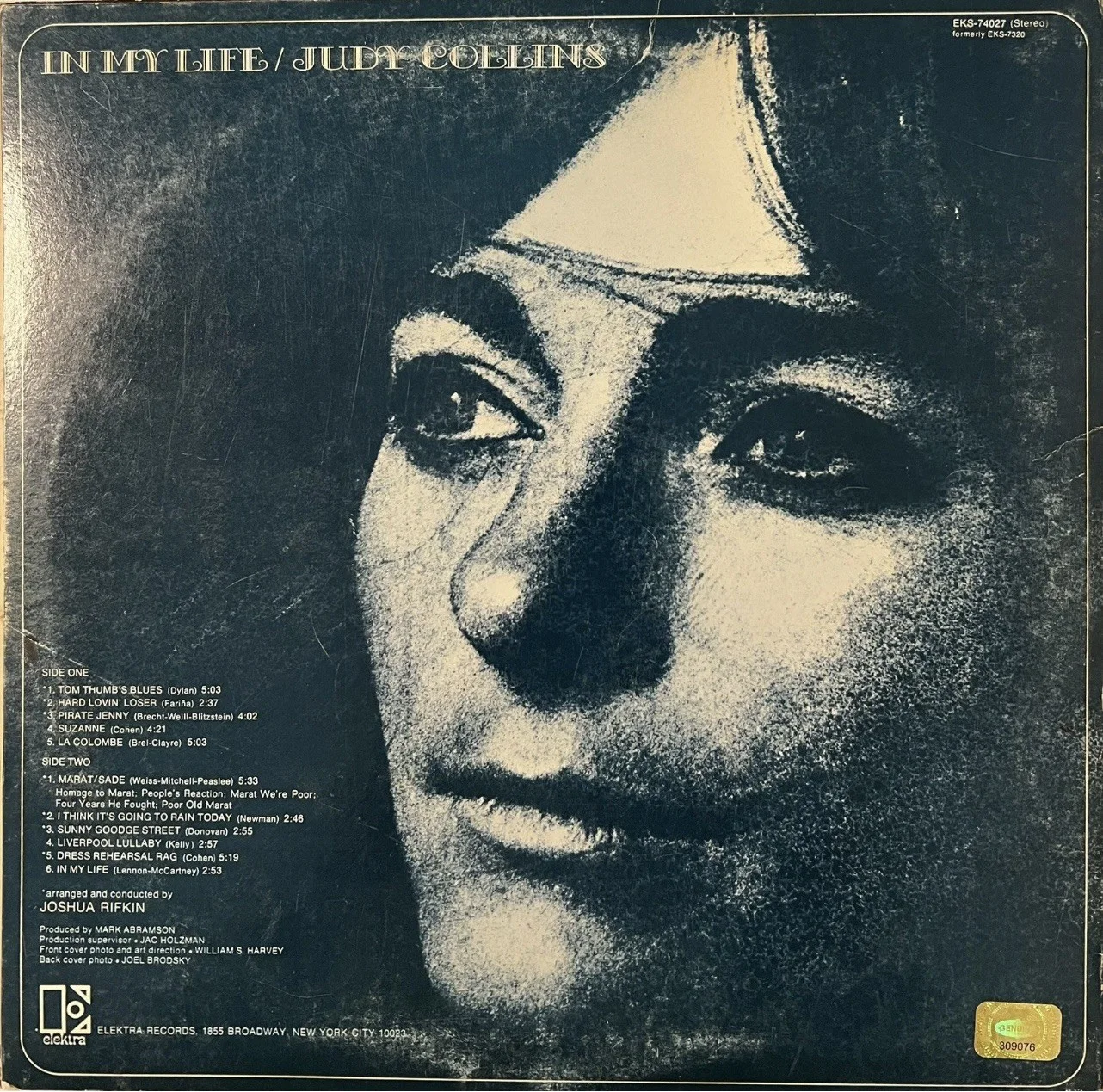 Judy Collins Signed Record Album With COA Amazing Grace Both Sides Now, изображение 2