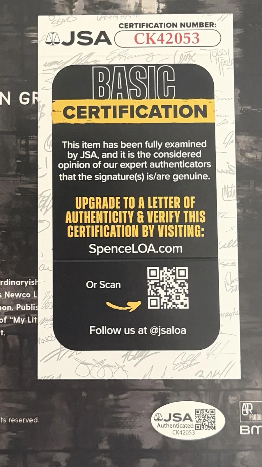 AJR BAND SIGNED OK ORCHESTRA VINYL RECORD BANG! JACK + RYAN MET w/JSA COA!, image 3