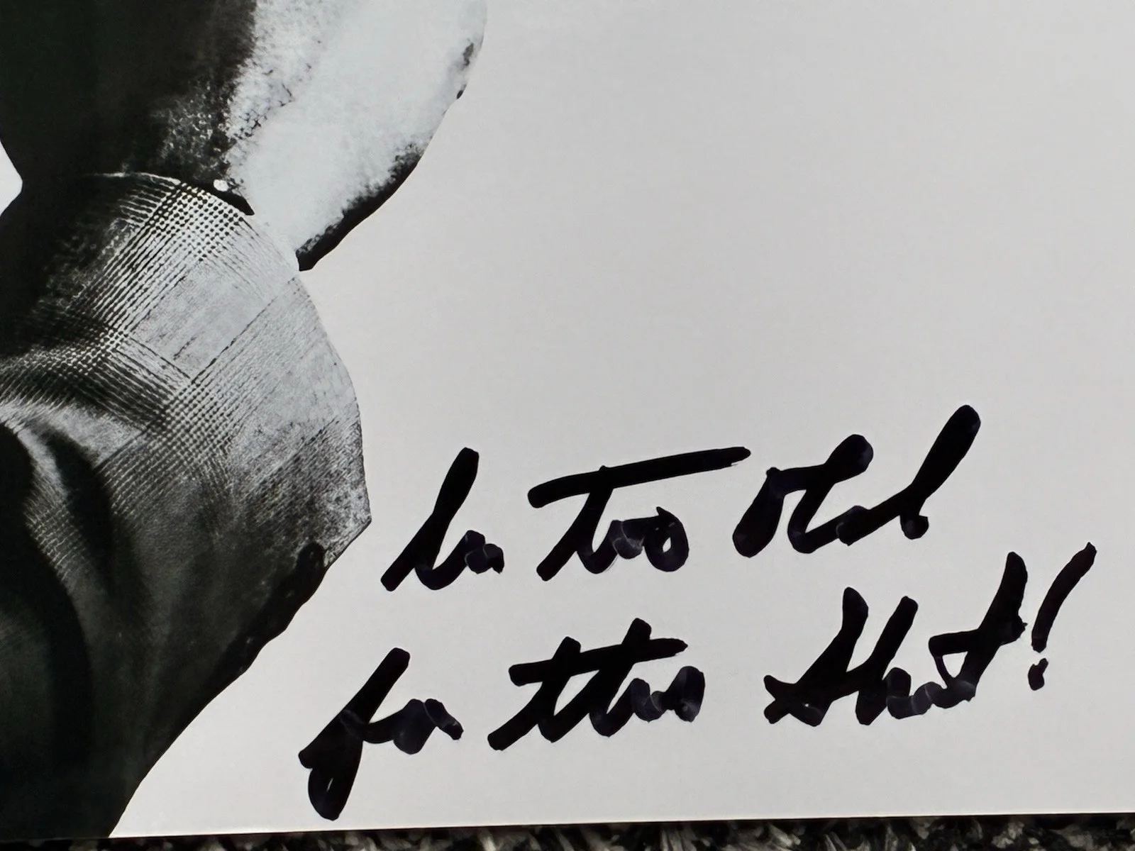 Danny Glover — DANNY GLOVER SIGNED 8x10 LETHAL WEAPON INSCRIBED I'M TO OLD FOR THIS SHI! RARE, изображение 4