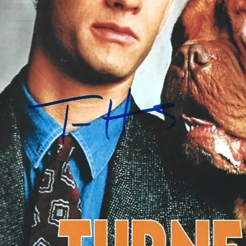 Hand signed 8 x 10 Photo Tom Hanks, "Turner and Hooch", изображение 2