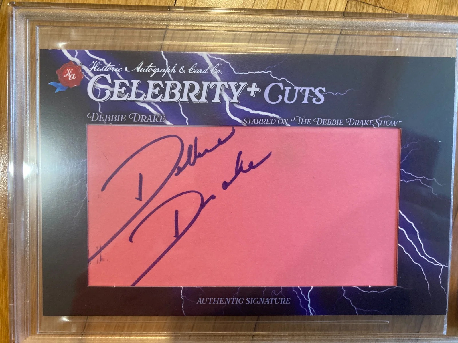 Debbie Drake — Debbie Drake Signed Historic Autographs Celebrity+ Cut Beckett 2/2 Fitness Guru, изображение 2