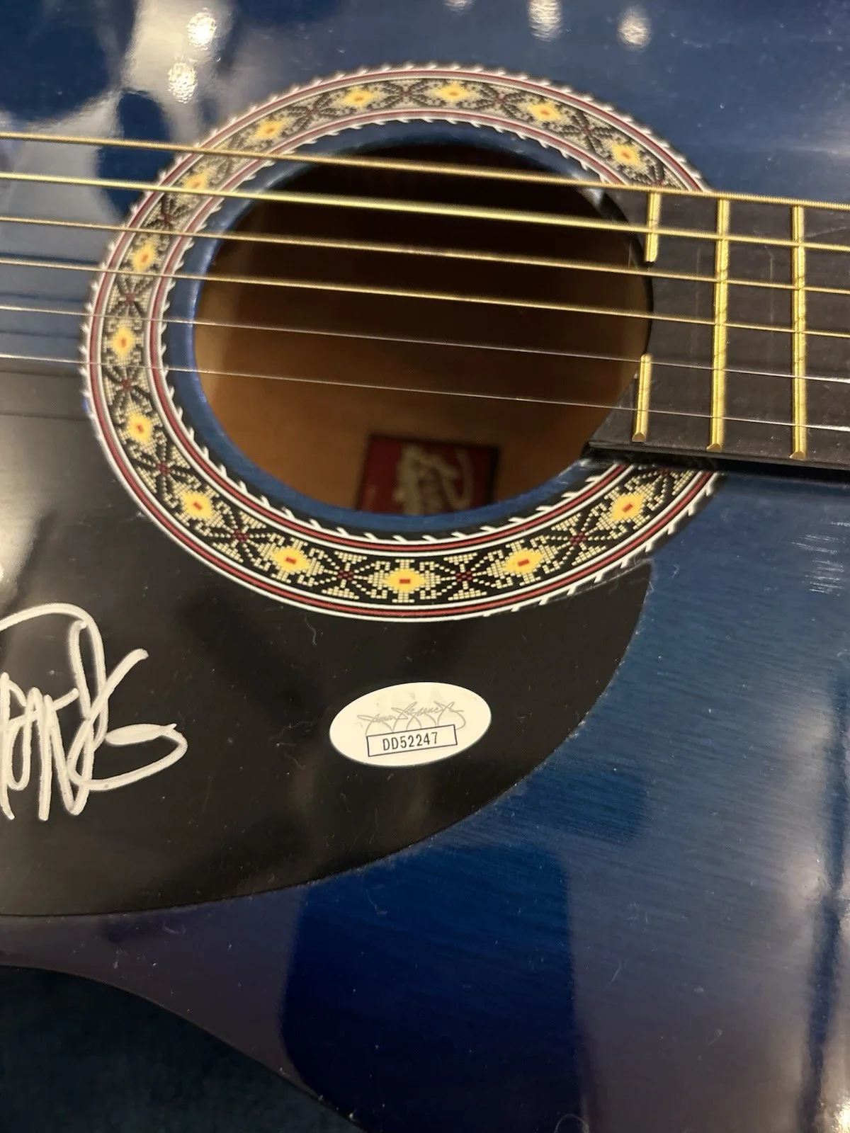 Cheech & Chong Autographed Guitar, image 3
