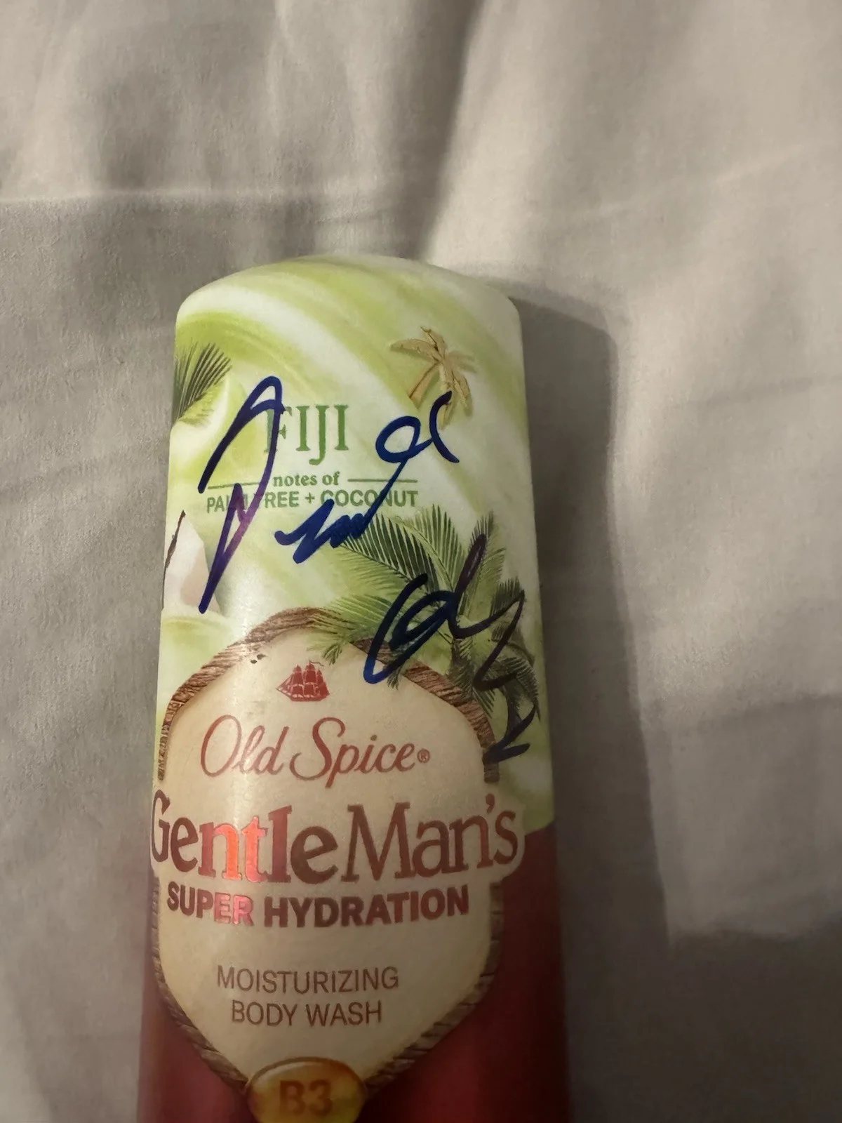 Deon Cole — Deon Cole SIGNED AUTOGRAPHED Old Spice Super Hydration Body Wash Blackish JSA, image 3