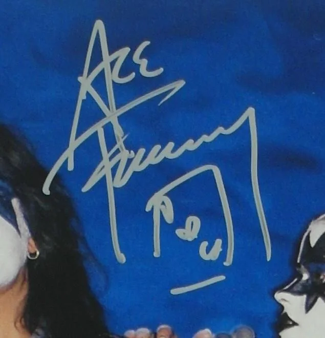 Ace Frehley KISS Signed Autograph Auto 20x30 Photo JSA, изображение 2