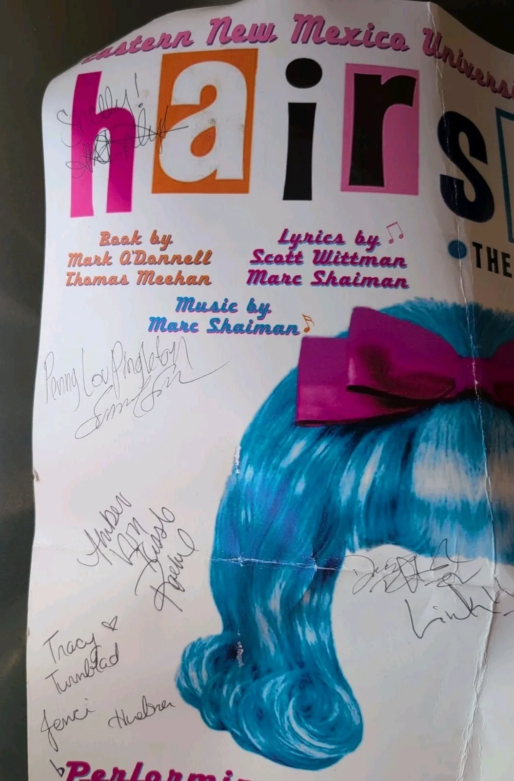 Cast — HAIRSPRAY Broadway Cast SIGNED / AUTOGRAPHED Poster, Broadway Musical 14x22, изображение 4
