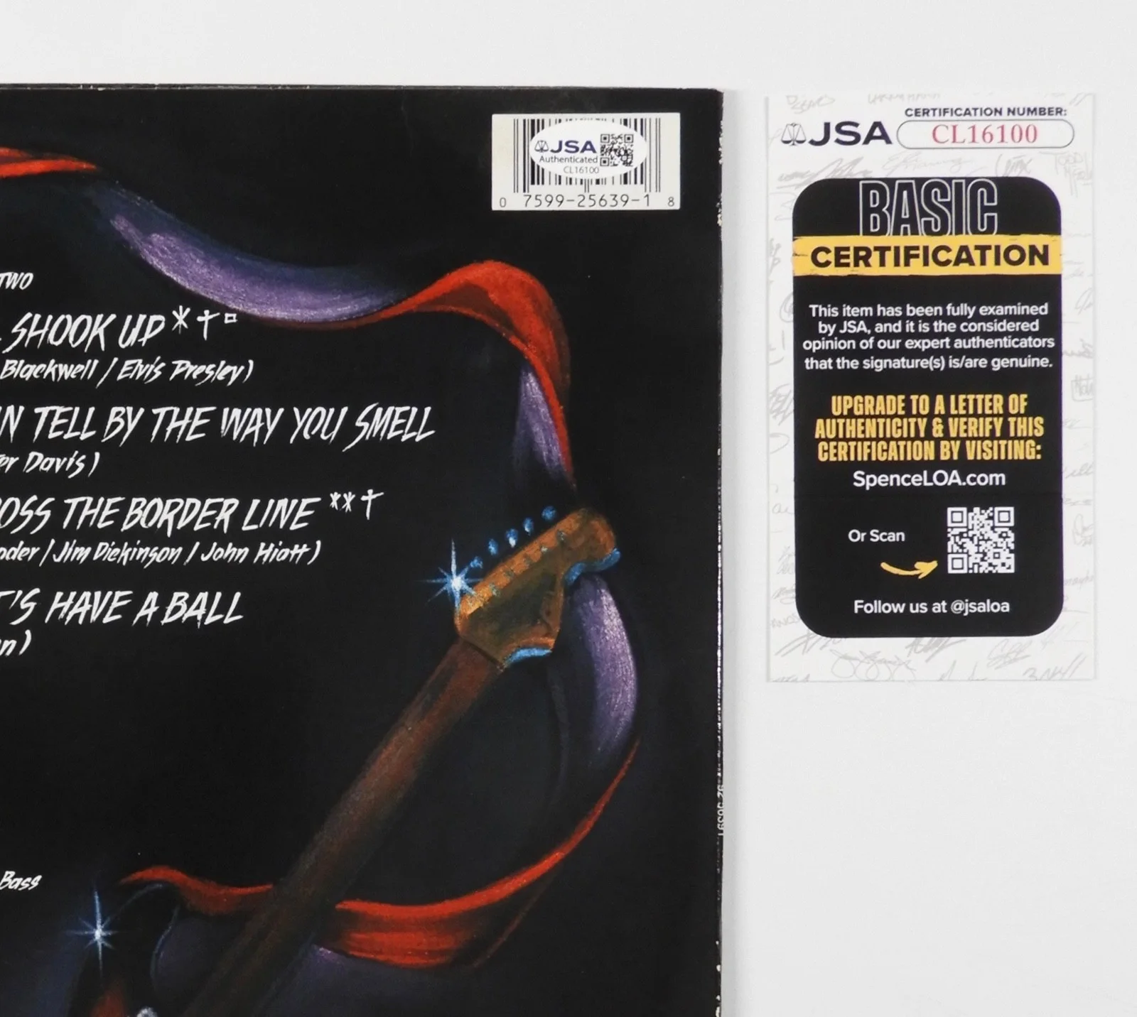 Ry Cooder JSA Signed Autograph Album Record Vinyl Get Rhythm, image 3