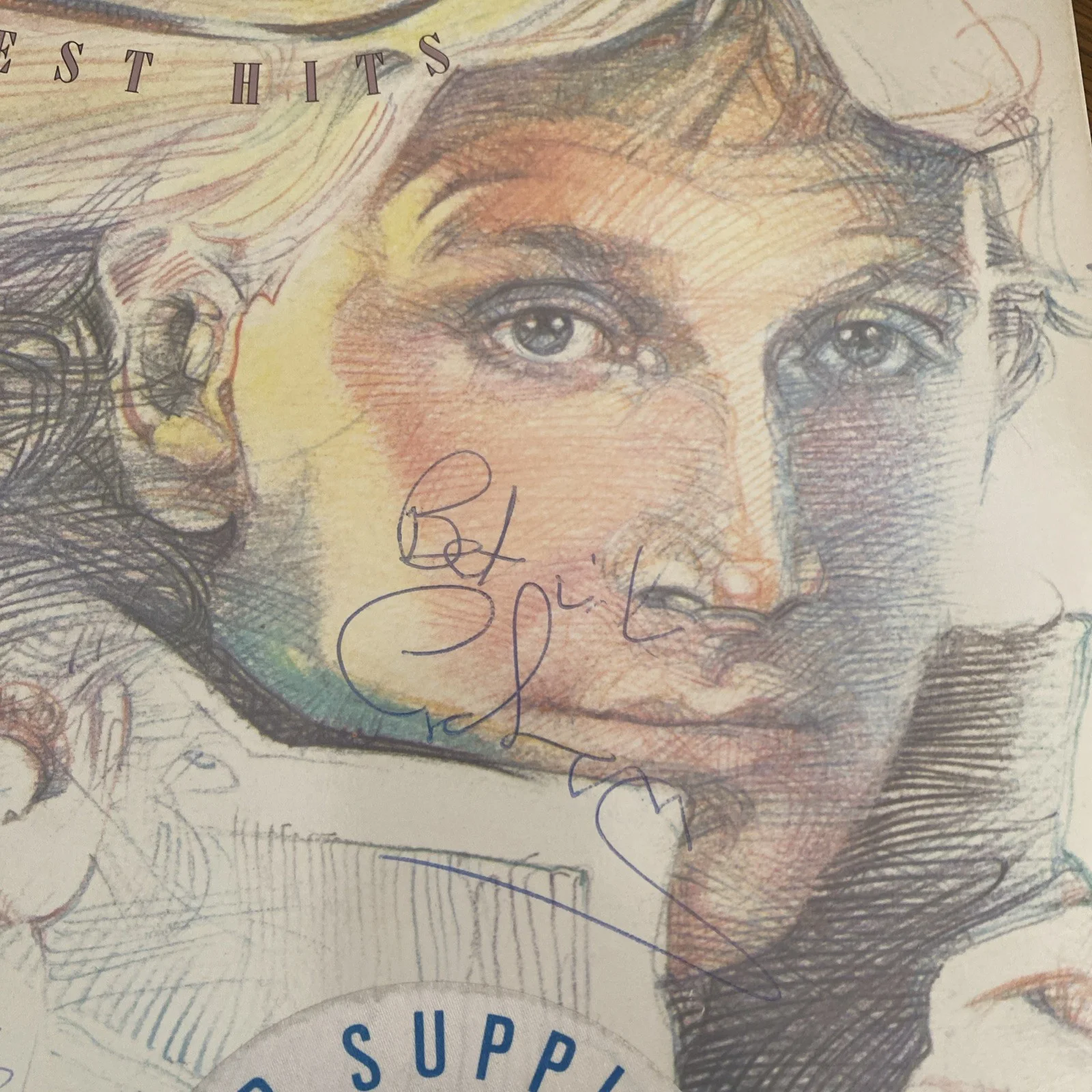 1983 Air Supply Greatest Hits Signed Autographed Graham Russell Hitchcock Passes, image 2