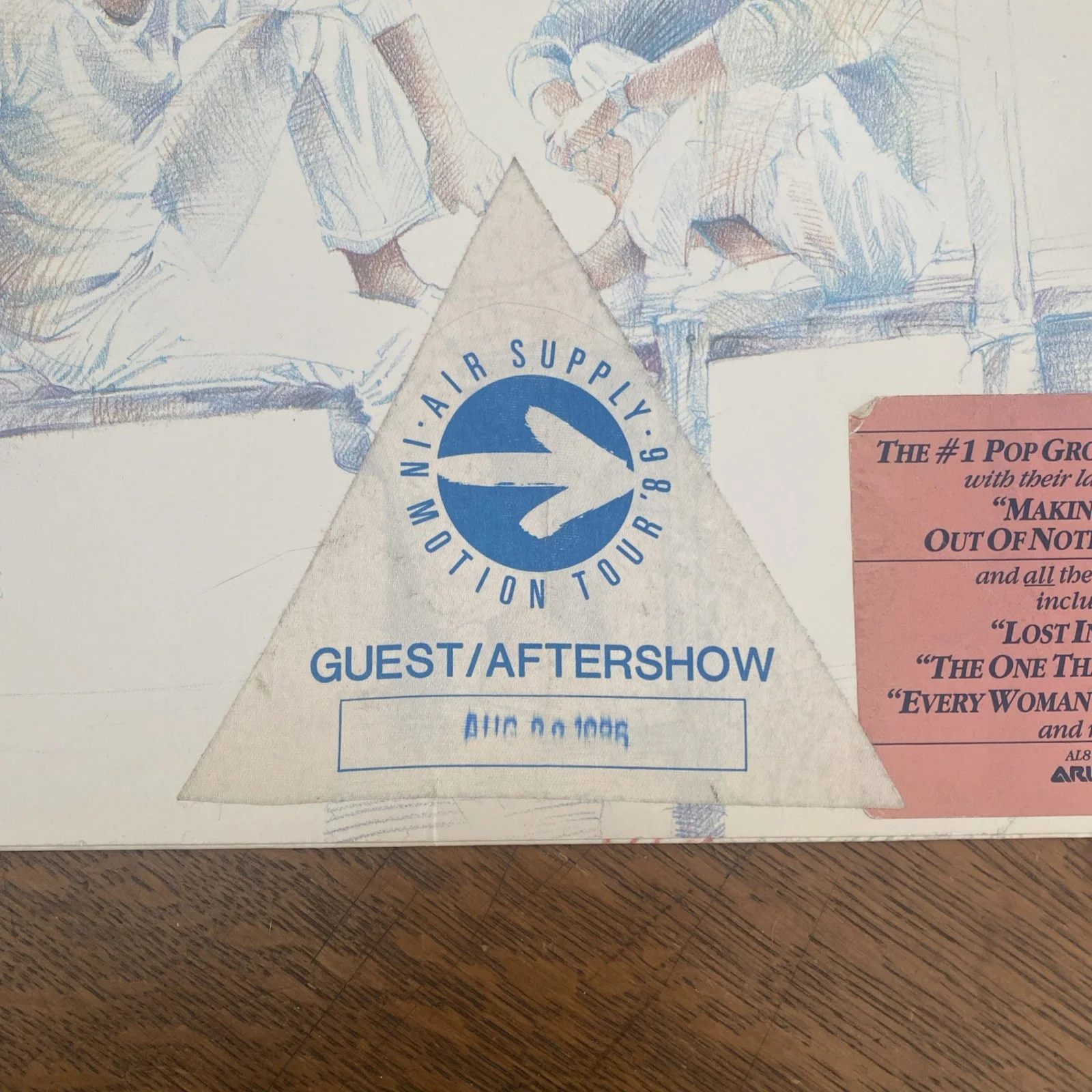 1983 Air Supply Greatest Hits Signed Autographed Graham Russell Hitchcock Passes, image 4