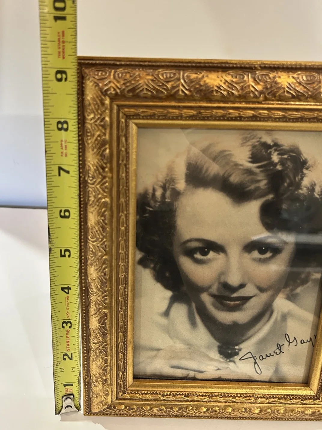 Framed, Signed Vintage Photograph of 1920’s Actress Janet Gaynor, изображение 3